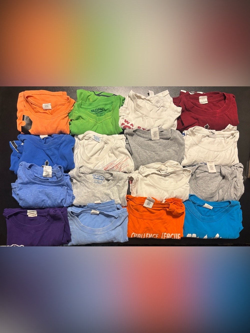 bundle of 16 Kids Mixed Color Short-Sleeve T-Shirt Pack - Assorted Colors